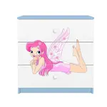 Dětská komoda Babydreams modrá - Víla 2