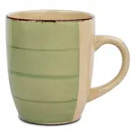 Hrnček Lines oil zelený 350 ml