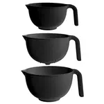 Súprava 2 misiek + cedidlo s rúčkou 3L  2L 1,5L grafit 10034392