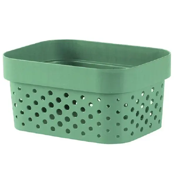 Úložný box zdobený  Infinity recyklovaný 1,4l zelený 252510