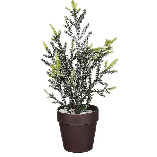 Vianočný stromček zelený omrznutý výš. 30 x hl. 15 cm 1121023