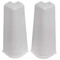 Vnější rohová spojovací lišta Hi-Line 89 bílá mat – 2 ks