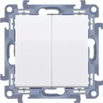 Vypínač lustrový CW5BL.01/11 s podsvietením LED biely