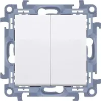 Vypínač lustrový CW5BL.01/11 s podsvietením LED biely