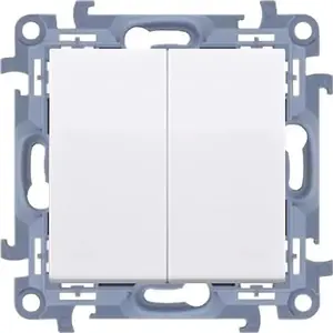 Vypínač lustrový CW5BL.01/11 s podsvietením LED biely