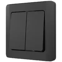 Vypínač lustrový SILVA black 46217