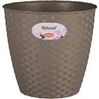 Kvetináč Natural 29 cm sivý