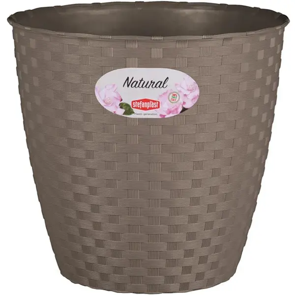 Kvetináč Natural 29 cm sivý