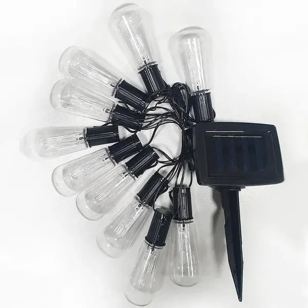 Dekorativní 10x LED venkovní solární řetěz 2m IP44 Trixline