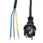 Flexo šňůra 3x2,5 mm2 gumová délka 2,5 m černá H07RN-F3