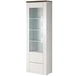 Vitrína Larona 05 1D sonoma hľuzovka