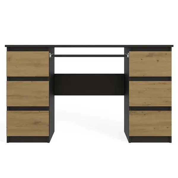 Písací stôl Kuba Antracit/Artisan Antracit