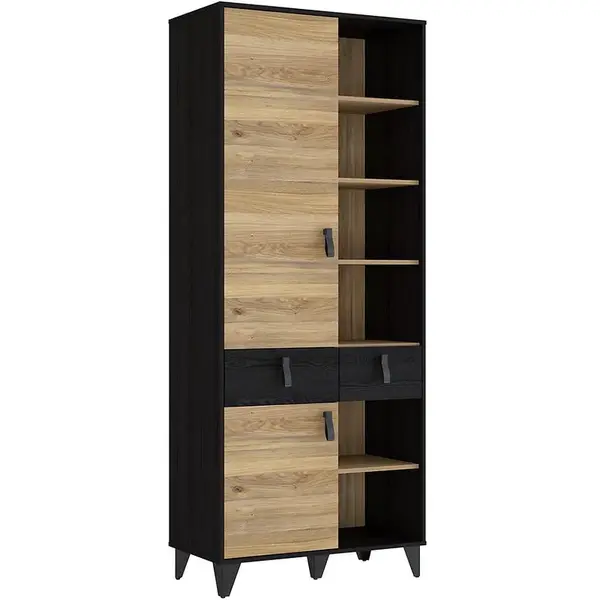 Regál Liona LYAR721-M687 dub Mauvella/dub Cabezone