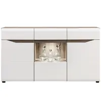 Skriňa Lionel  Li04 Dub S./ Biela