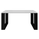 Konferenční stolek Modern bílá/černá