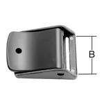 Spona na opasok vyklápacia  25 mm