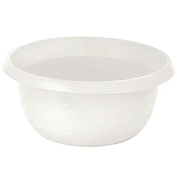 Miska kulatá Cotton 5l bílá antik