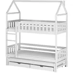 Posteľ Domček Iga 80x160 white