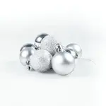 Ozdoby v tubě 3cm (16 ks) stříbrné