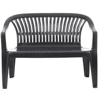 Plastová lavička Diva antracit