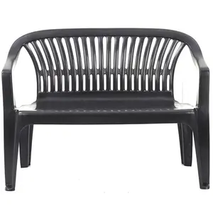 Plastová lavička Diva antracit