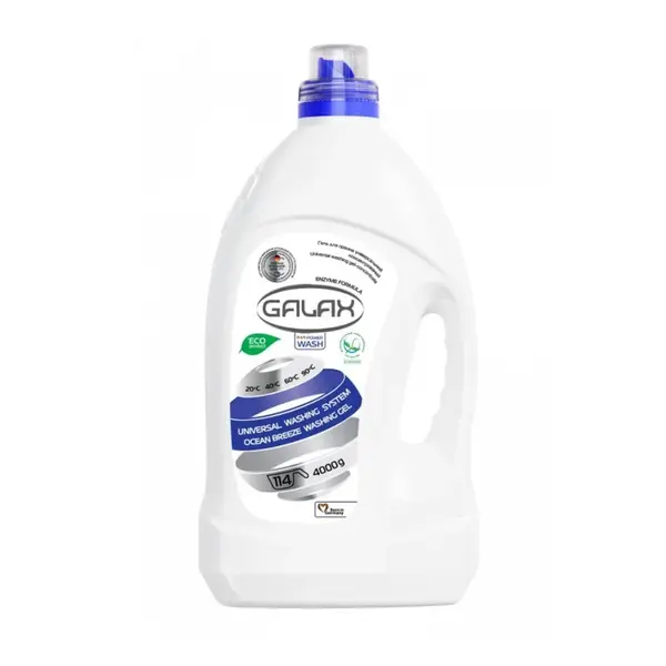 Galax univerzální prací gel Ocean Brezee 4 l / 114 praní