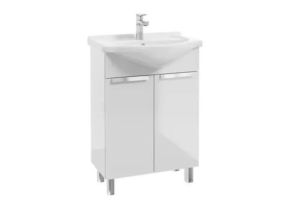 SKRINKA S UMYVADLEM LILY D60 2D0S BIELA