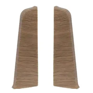 Ukončenie ľavé + pravé k podlahovej lište SG75 – 70 Dub Burbon tmavý – 1+1 ks