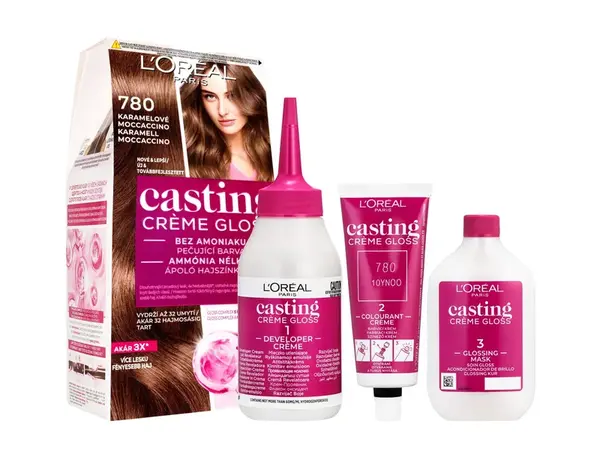 Loréal Paris Casting Creme Gloss 780 karamelové moccaccino barva na vlasy
