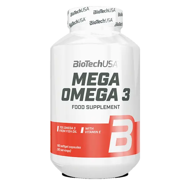 BioTech USA Omega 3 - 180 kapslí