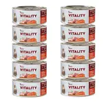 Akinu VITALITY Kuřecí & losos konzerva pro kočky 10 x 70 g