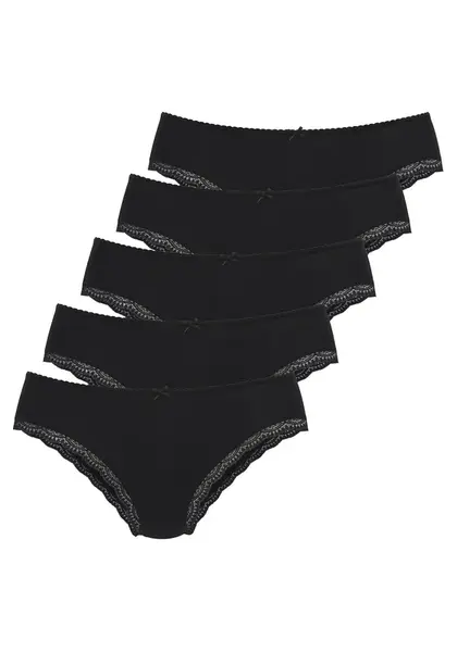 LASCANA Nohavičky  čierna