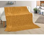 Deka Ornament 180x220 cm, hořčicově žlutá