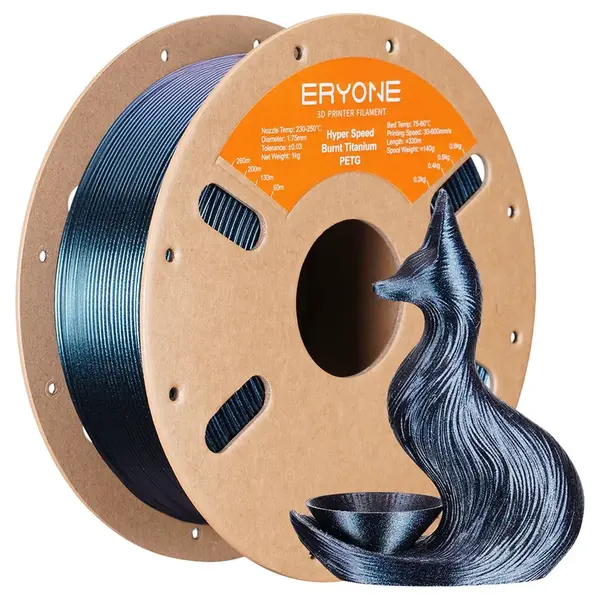 ERYONE High Speed PETG Filament 1kg - Burnt Titanium Blue