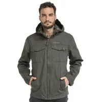 Bushman Pánská přechodová bunda Hendrik, tmavá khaki XXXL
