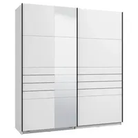 Xora SKŘÍŇ S POSOUVACÍMI DVEŘMI, bílá, 195/217,5/61 cm