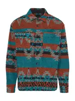 Funky Buddha Prechodná bunda  modrá / hrdzavohnedá / sivá / čierna