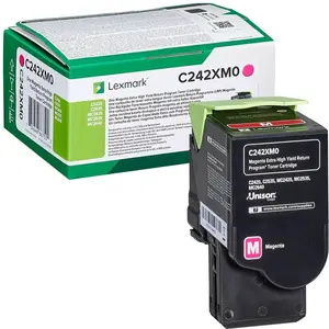 Lexmark C242XM0 purpurový (magenta) originální toner