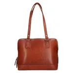 Dámská kožená kabelka na notebook The Chesterfield Brand Viamonta - koňak