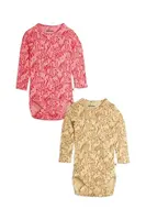 Kojenecké body Mini Rodini Mini leopard 2-pack
