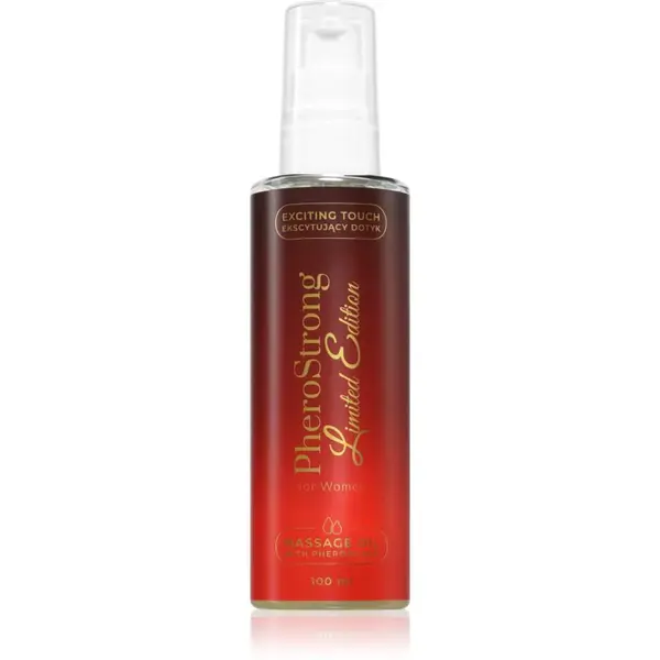 PheroStrong Massage Oil With Pheromones masážní olej s feromony pro ženy Limited Edition 100 ml