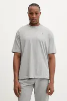Bavlněné tričko Hummel pánské, šedá barva, 230780