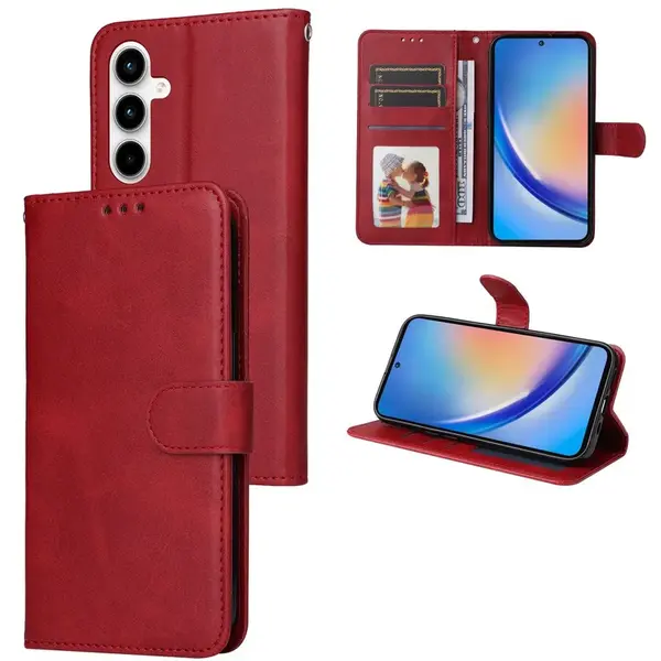 Magnet Case, Samsung Galaxy A35, červený