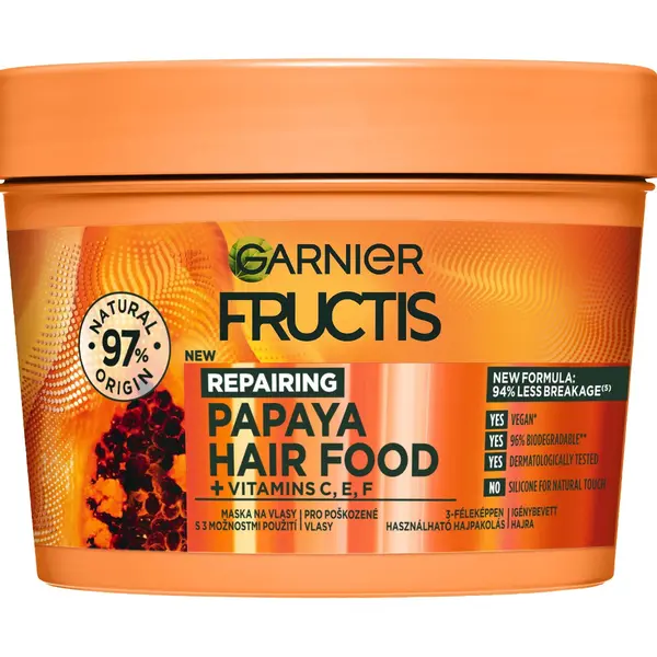 Garnier Fructis Hair Food Papaya regenerační maska pro poškozené vlasy 400 ml