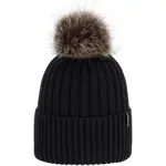 Dámská zimní čepice s bambulí viking hana černá uni