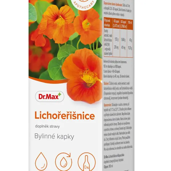 Dr. Max Lichořeřišnice bylinné kapky 100 ml