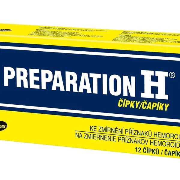Preparation H 12 čípků