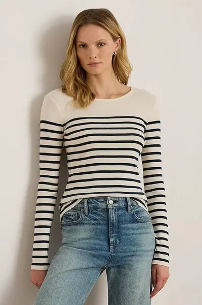 Bavlněná halenka Lauren Ralph Lauren