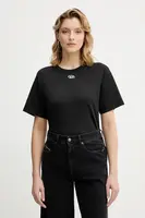 Bavlněné tričko Diesel T-NORMY-OD-S1 dámské, černá barva, A20399.0JMBB