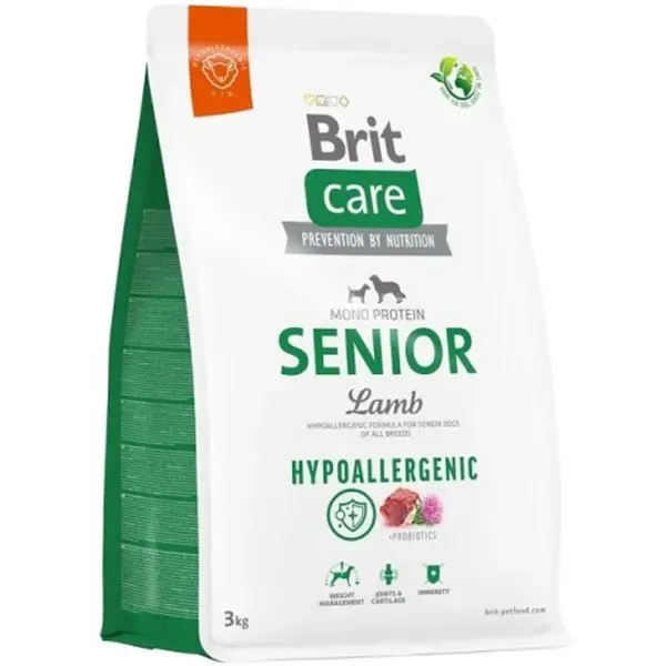Brit Care Dog Hypoallergenic Senior Lamb 3 kg | Granule pro psy